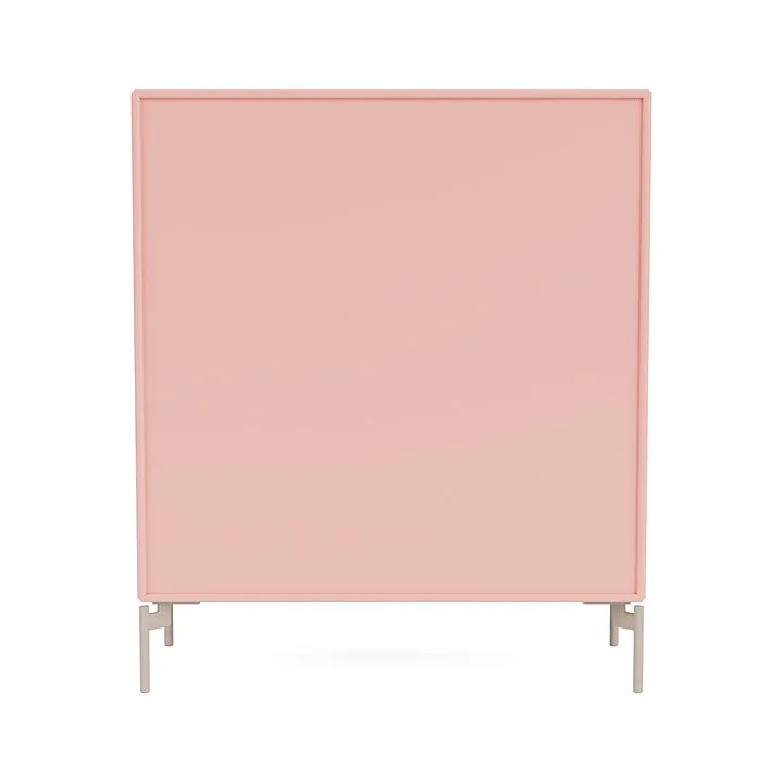 Montana Cover Cabinet With Legs, Ruby/Mushroom