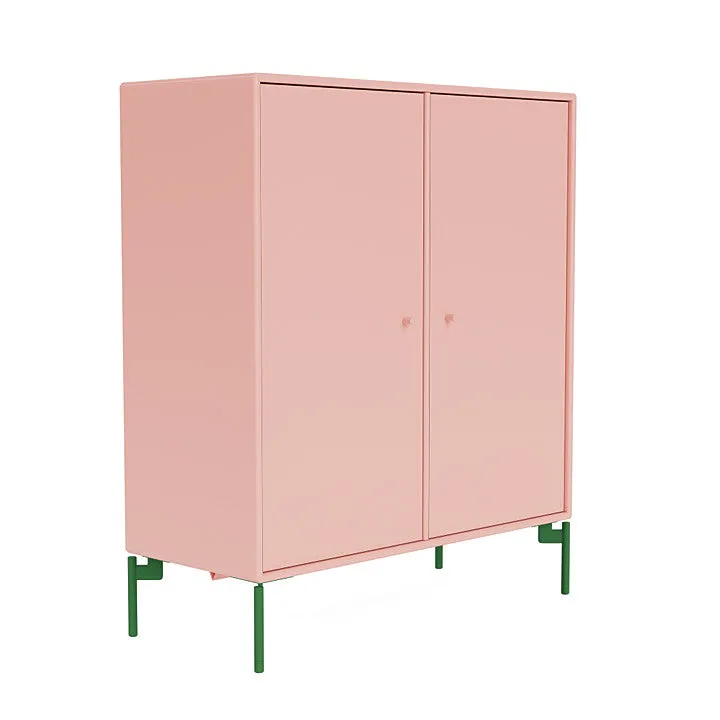 Montana Cover Cabinet With Legs, Ruby/Parsley