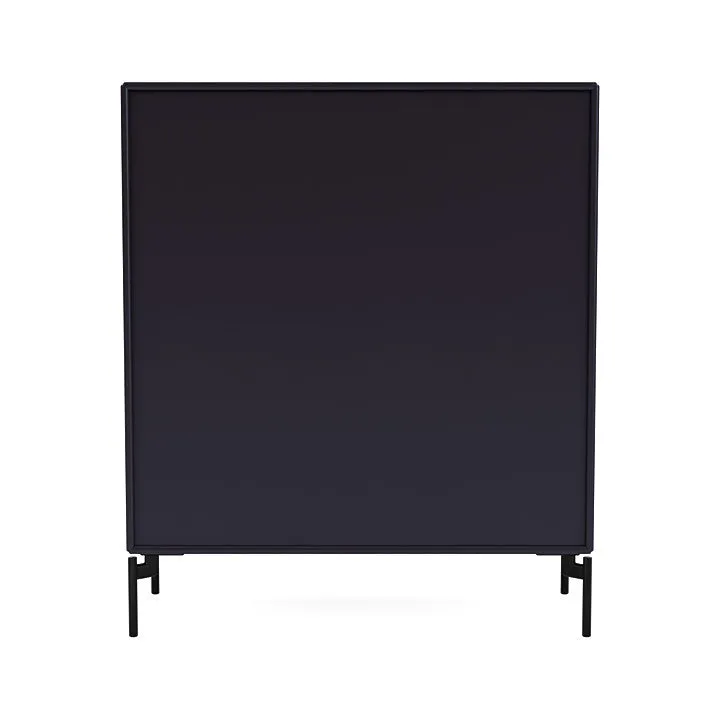 Montana Cover Cabinet With Legs, Shadow/Black