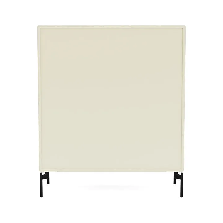 Montana Cover Cabinet With Legs, Vanilla/Black