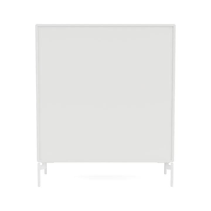 Montana Cover Cabinet With Legs, White/Snow White