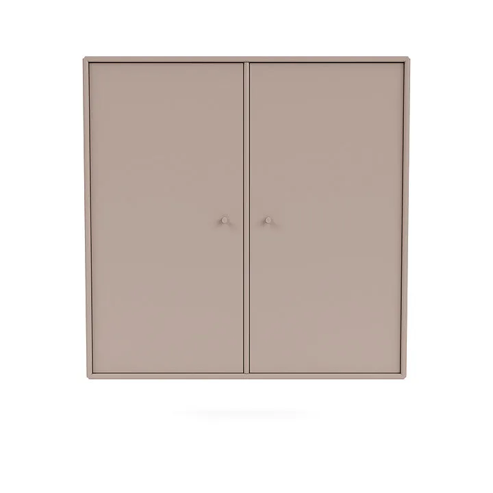 Montana Cover Cabinet With Suspension Rail, Mushroom Brown