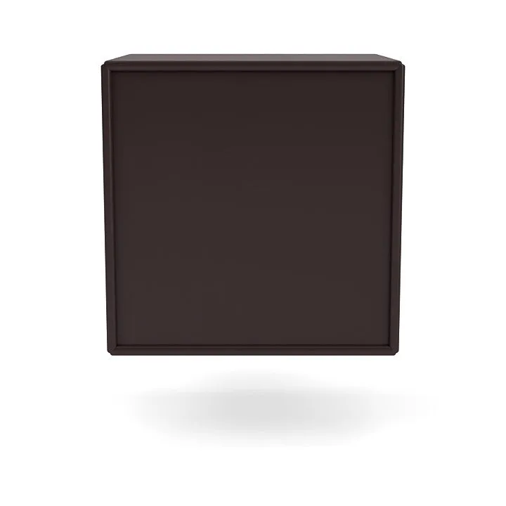 Montana Dream Nightstand With Suspension Rail, Balsamic Brown