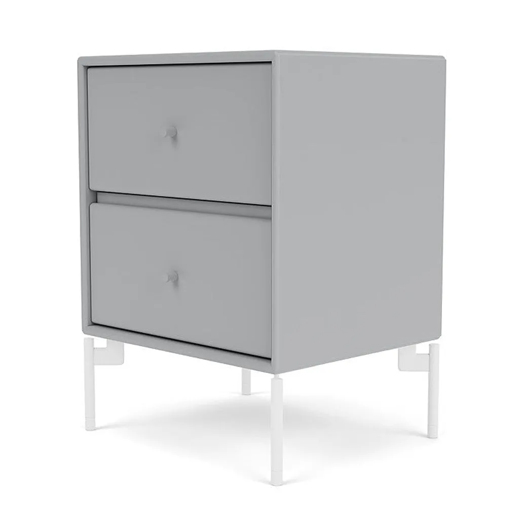 Montana Drift Drawer Module With Legs, Fjord/Snow White