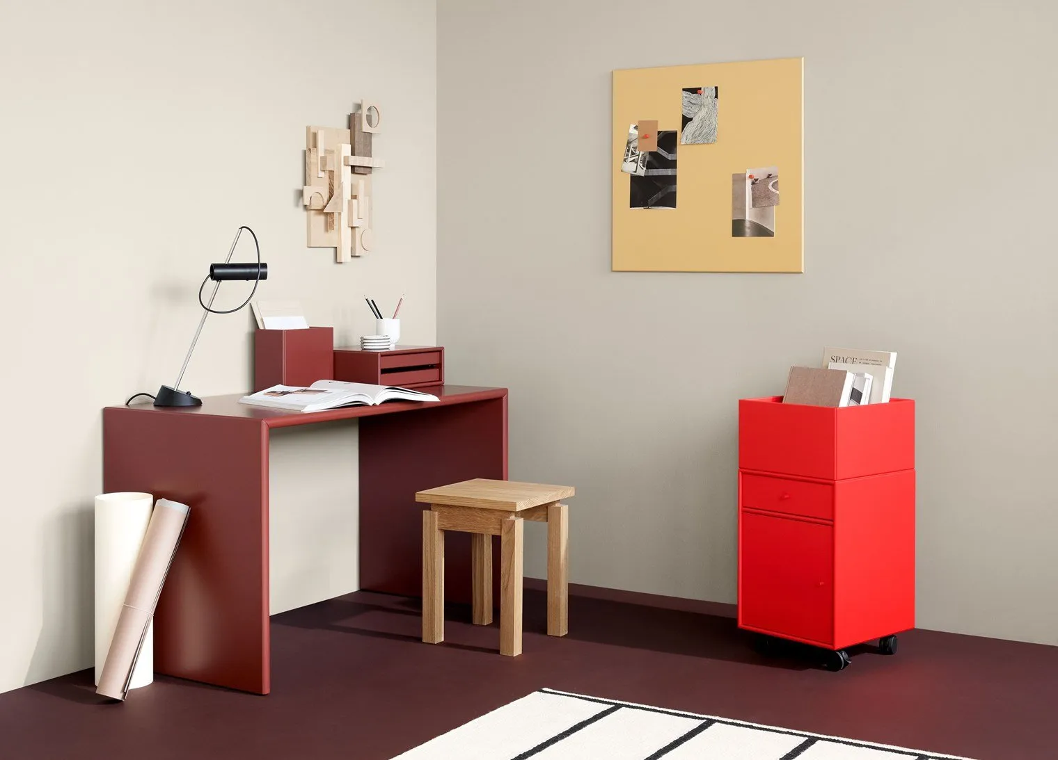 Montana Runner Office Unit On Castors, Graphic