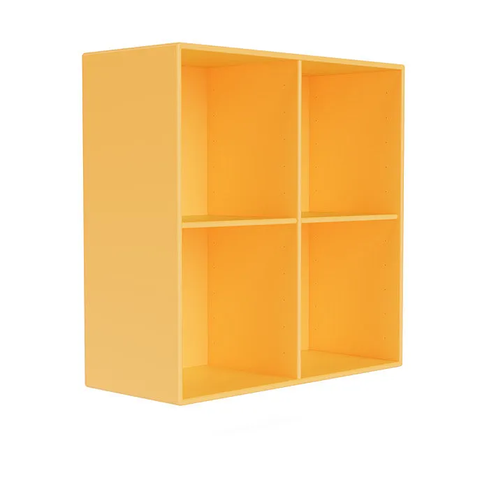 Montana Show Bookcase With Suspension Rail, Acacia