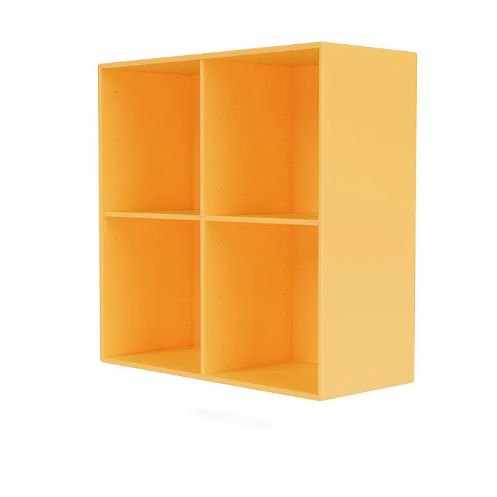 Montana Show Bookcase With Suspension Rail, Acacia