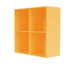 Montana Show Bookcase With Suspension Rail, Acacia