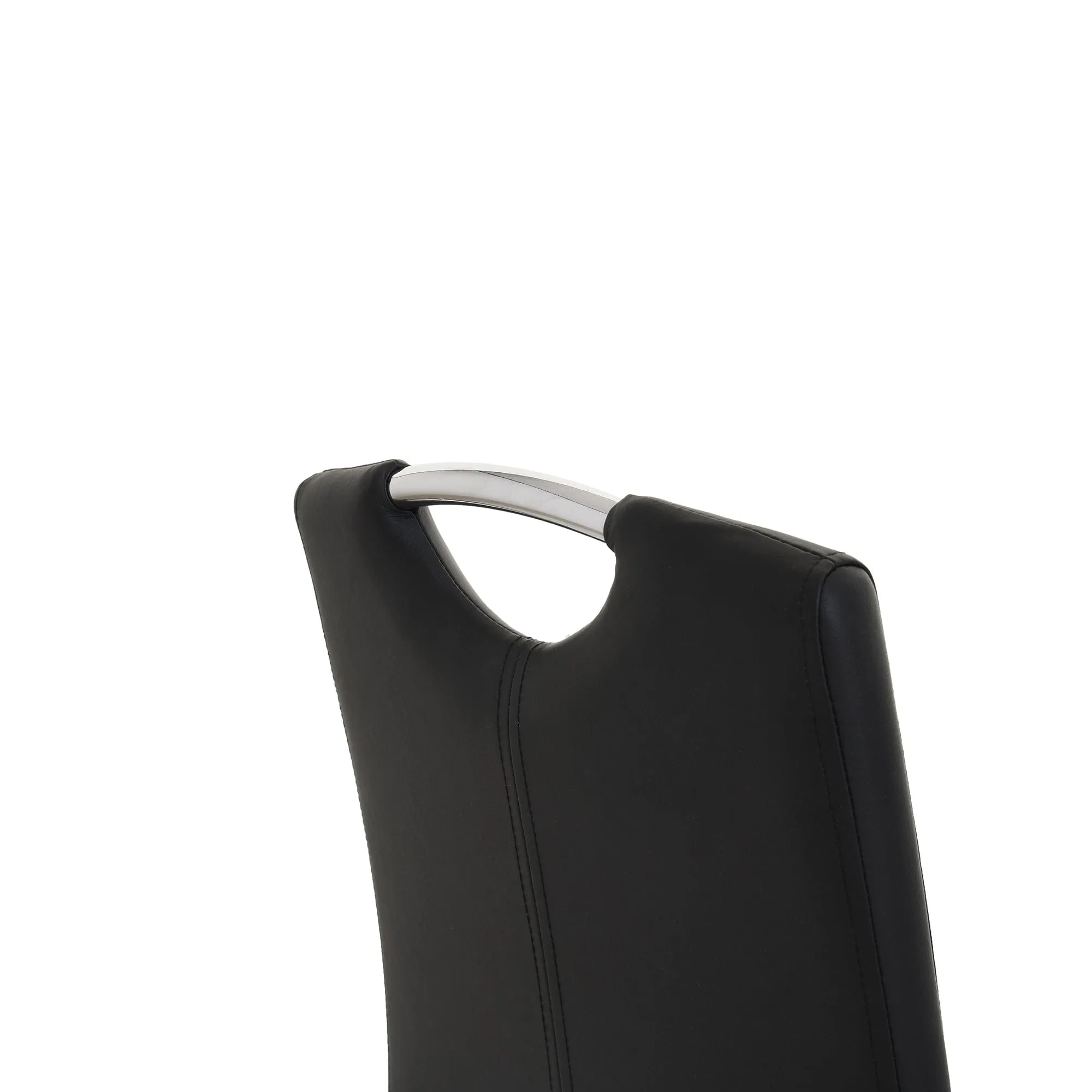 Naples - Cantilever Dining Chair In Faux Leather