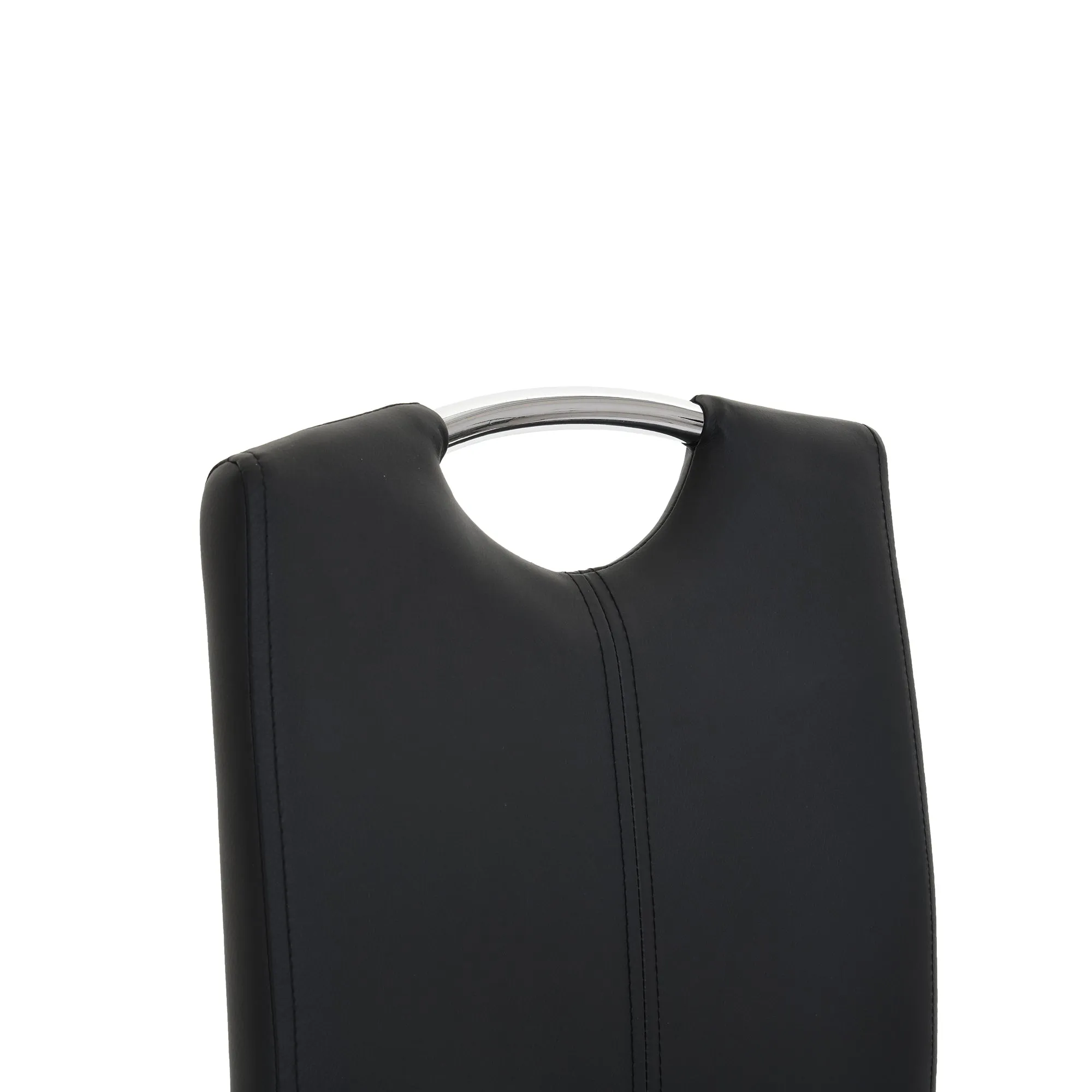 Naples - Cantilever Dining Chair In Faux Leather