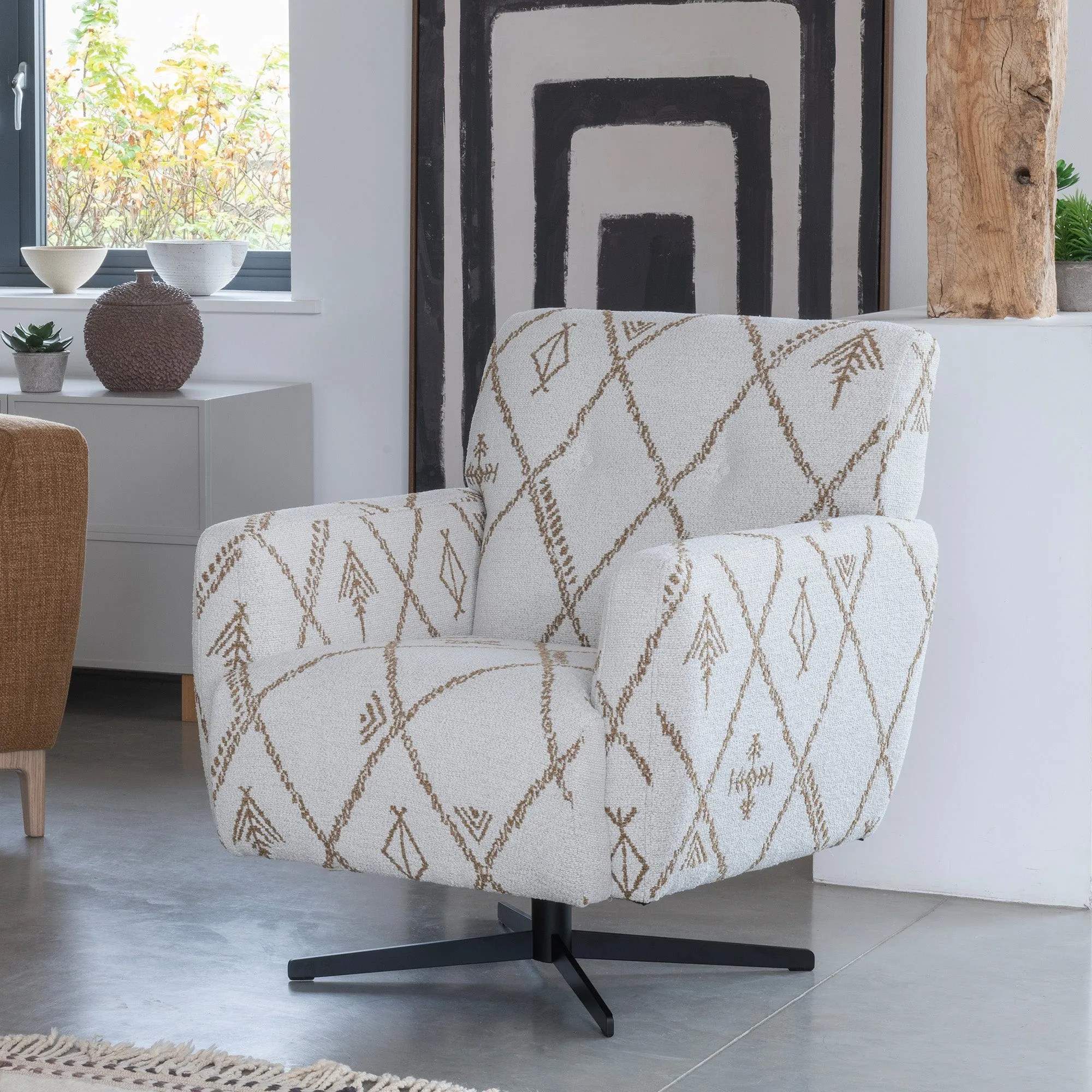 Navajo - Swivel Chair In Fabric