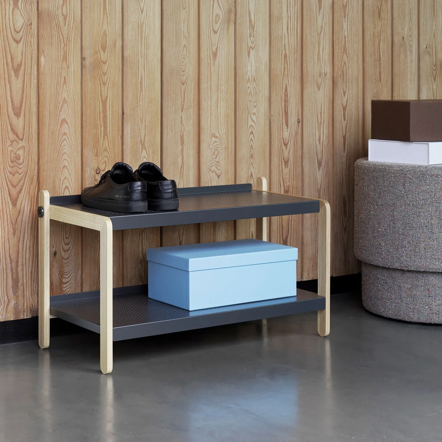 normann copenhagen | sko shoe rack | black (dark grey) ~ DC