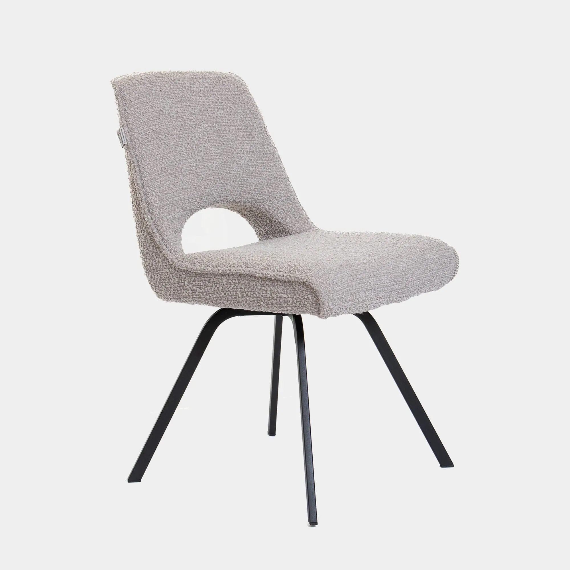 Nova - Dining Chair In Mink Boucle