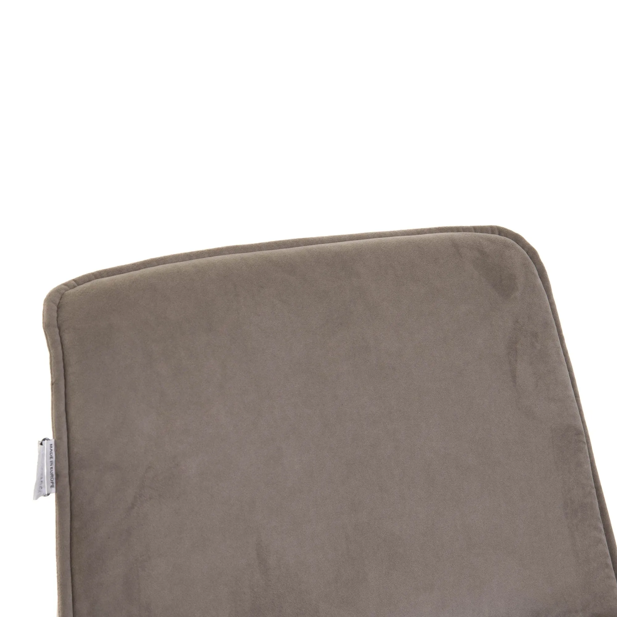 Nova - Swivel Dining Chair In Mink Velvet