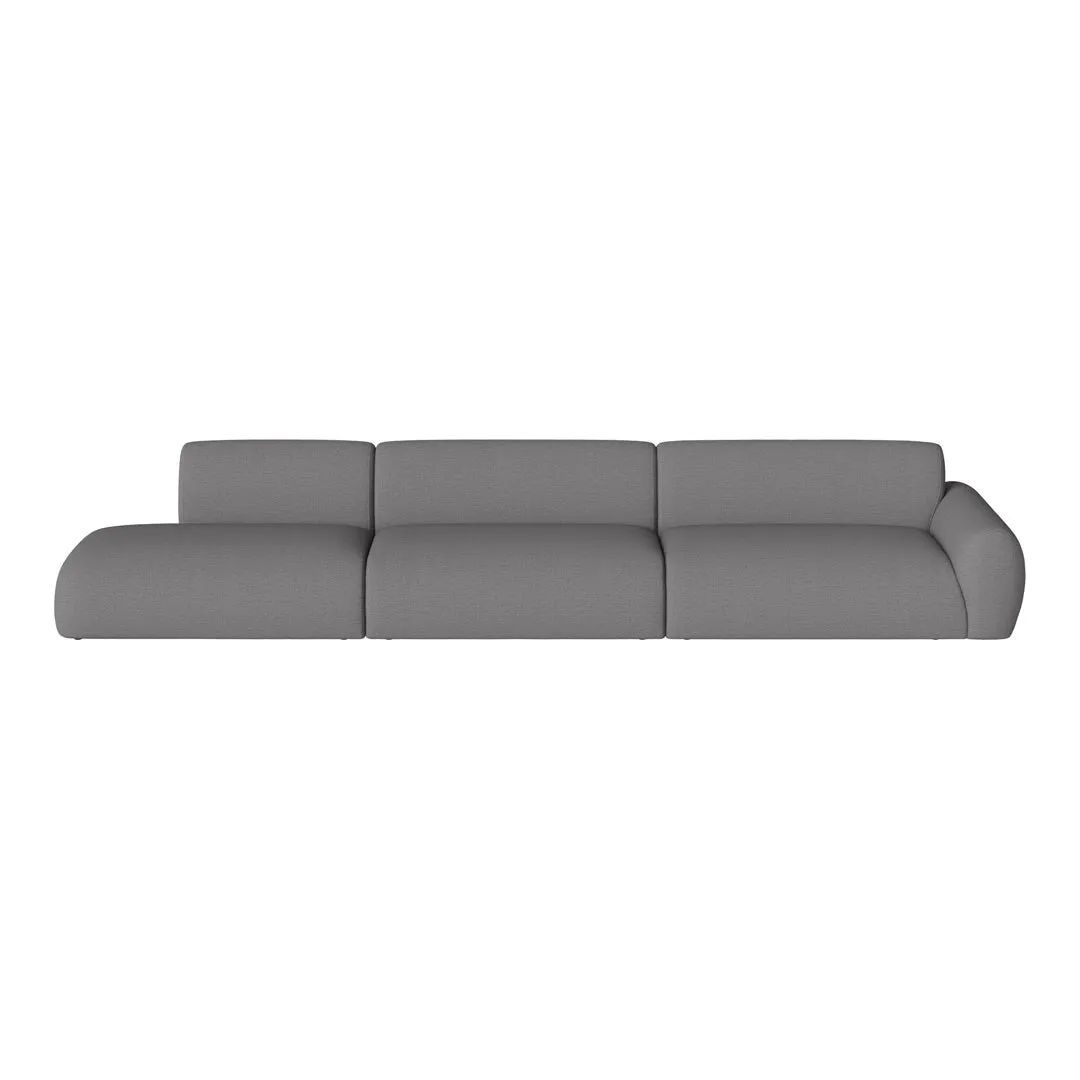 Nuvol 3 Modules w/ Large Corner & Open End - Left