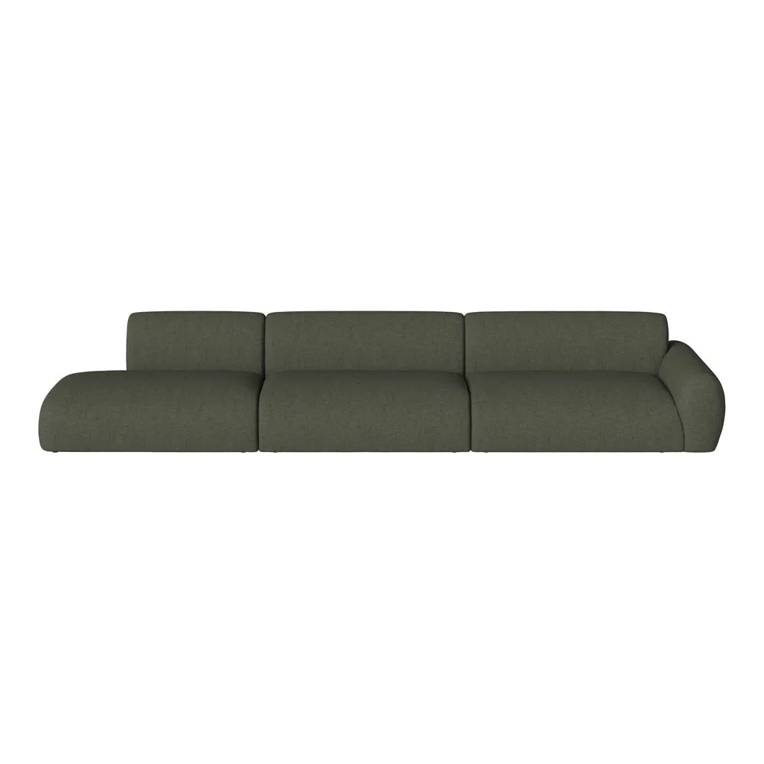 Nuvol 3 Modules w/ Large Corner & Open End - Left