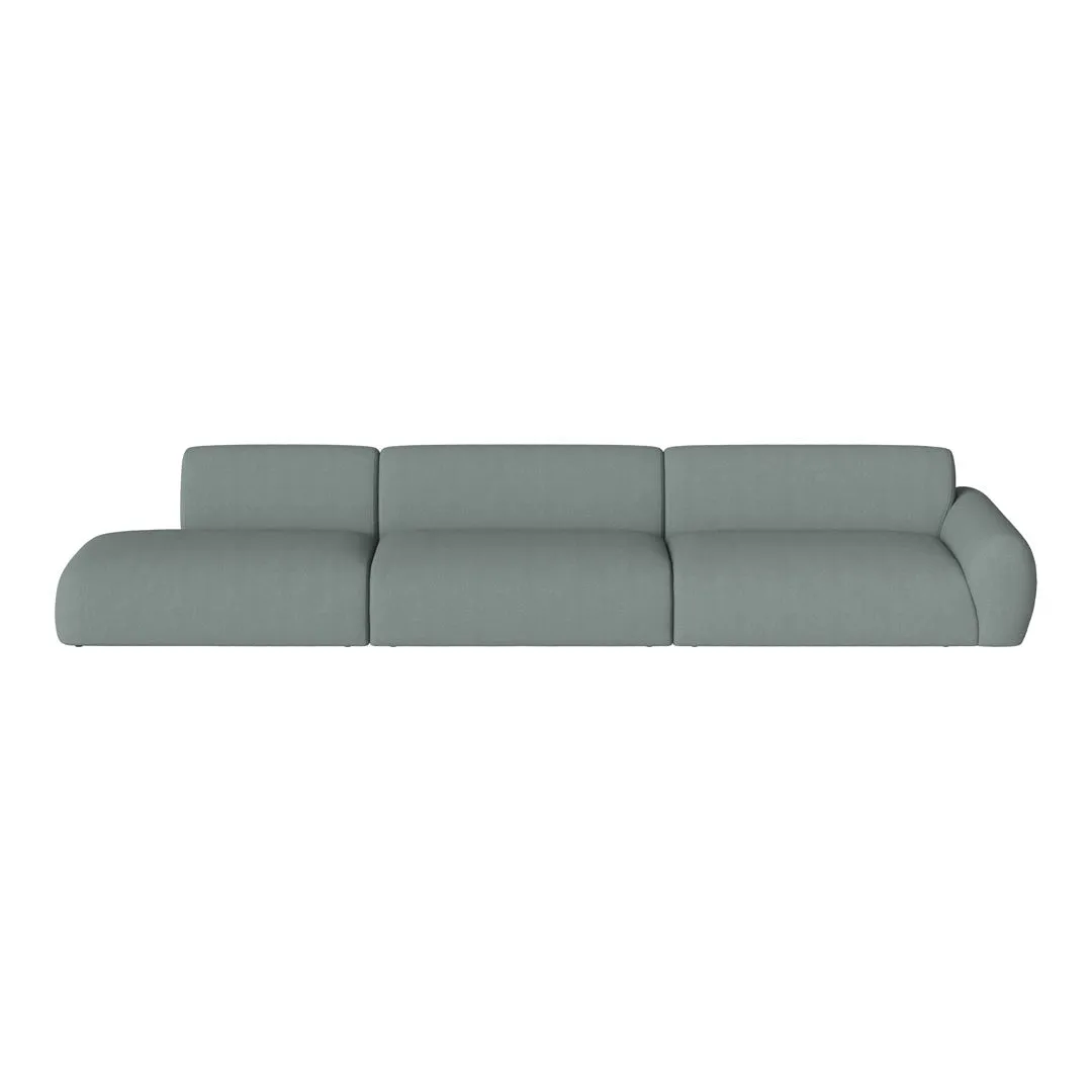 Nuvol 3 Modules w/ Large Corner & Open End - Left