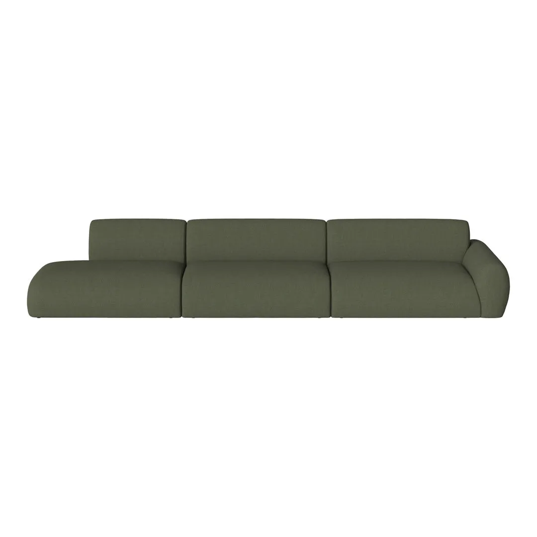 Nuvol 3 Modules w/ Large Corner & Open End - Left