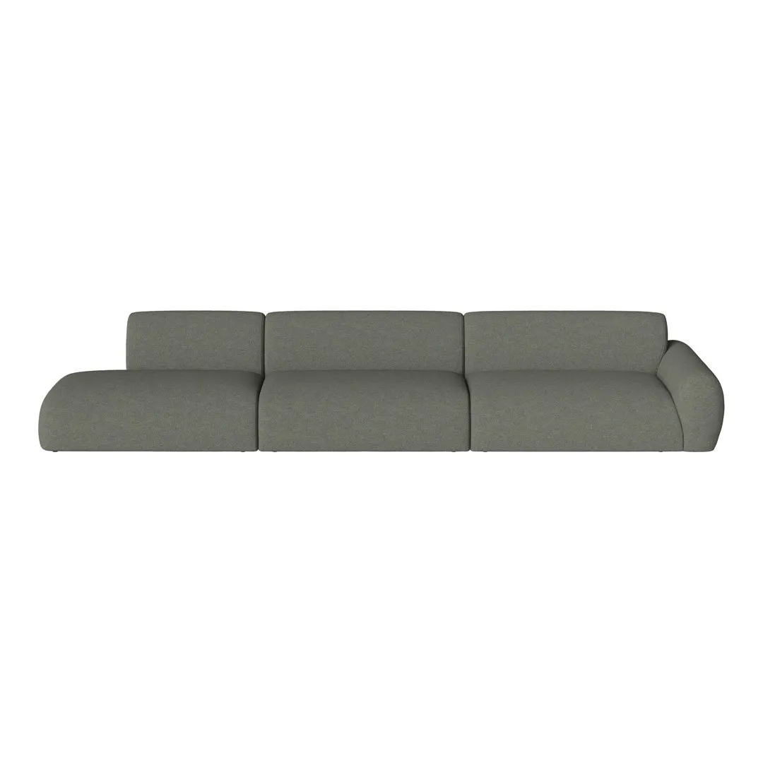 Nuvol 3 Modules w/ Large Corner & Open End - Left