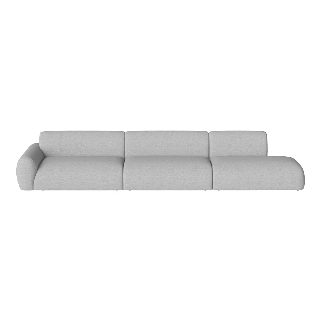 Nuvol 3 Modules w/ Large Corner & Open End - Right