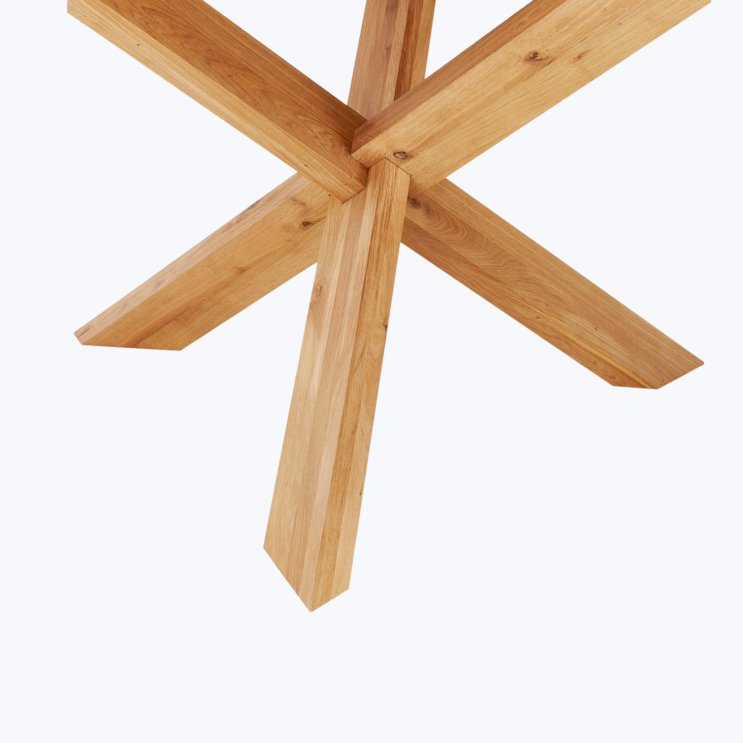 Oak Circle Dining Table