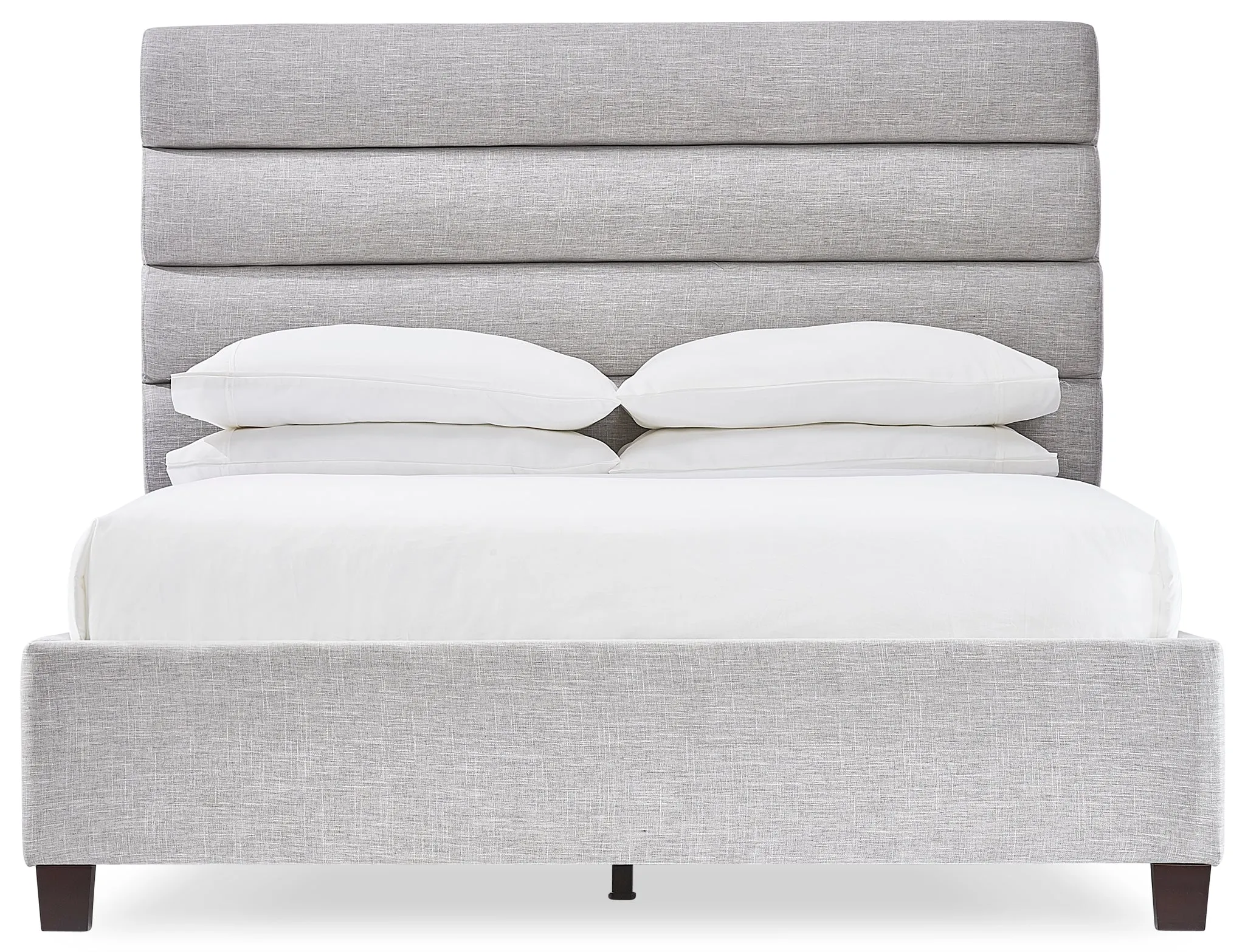 Olivia 3-Piece Queen Bed - Light Grey