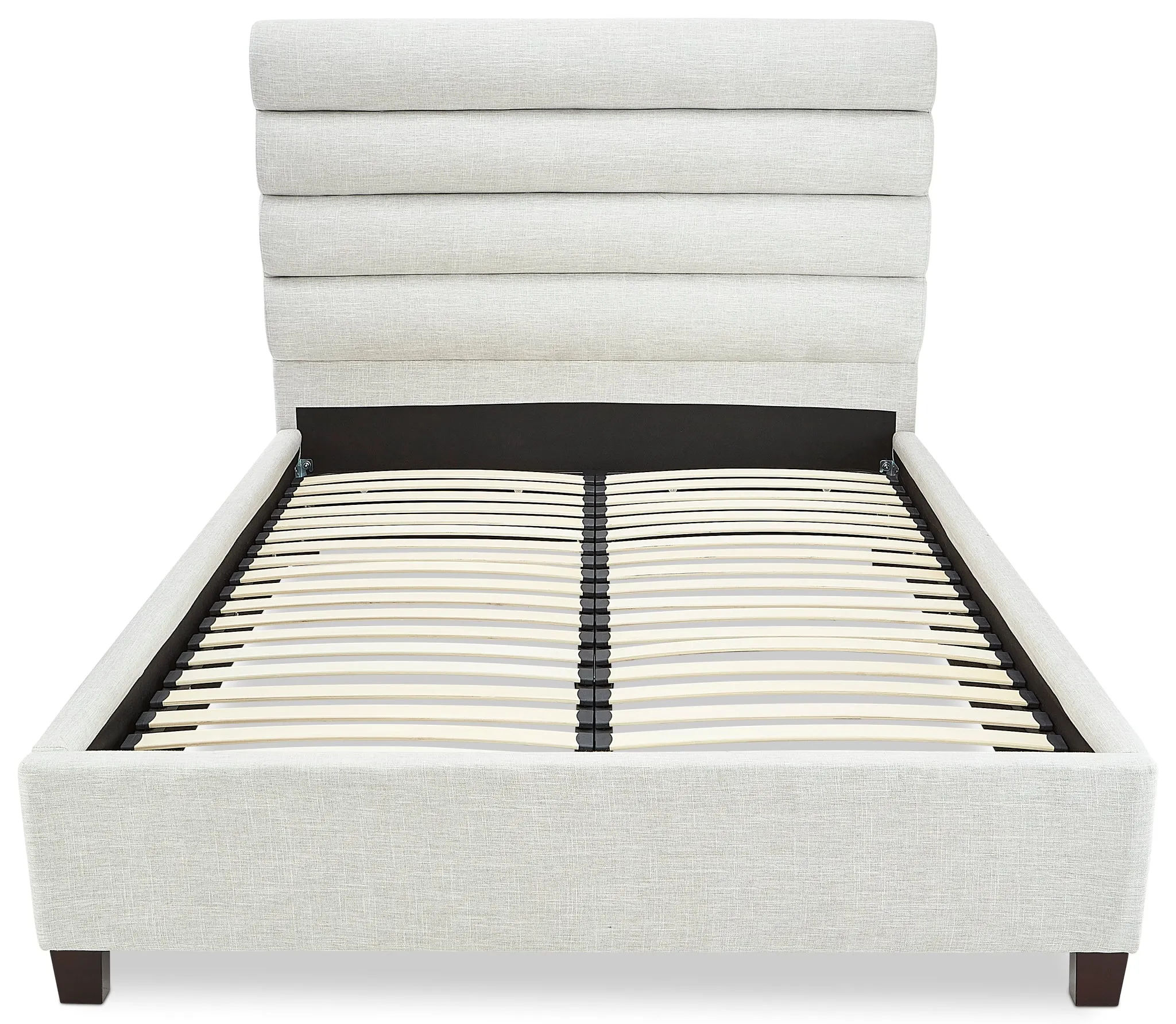 Olivia 3-Piece Queen Bed - Light Grey