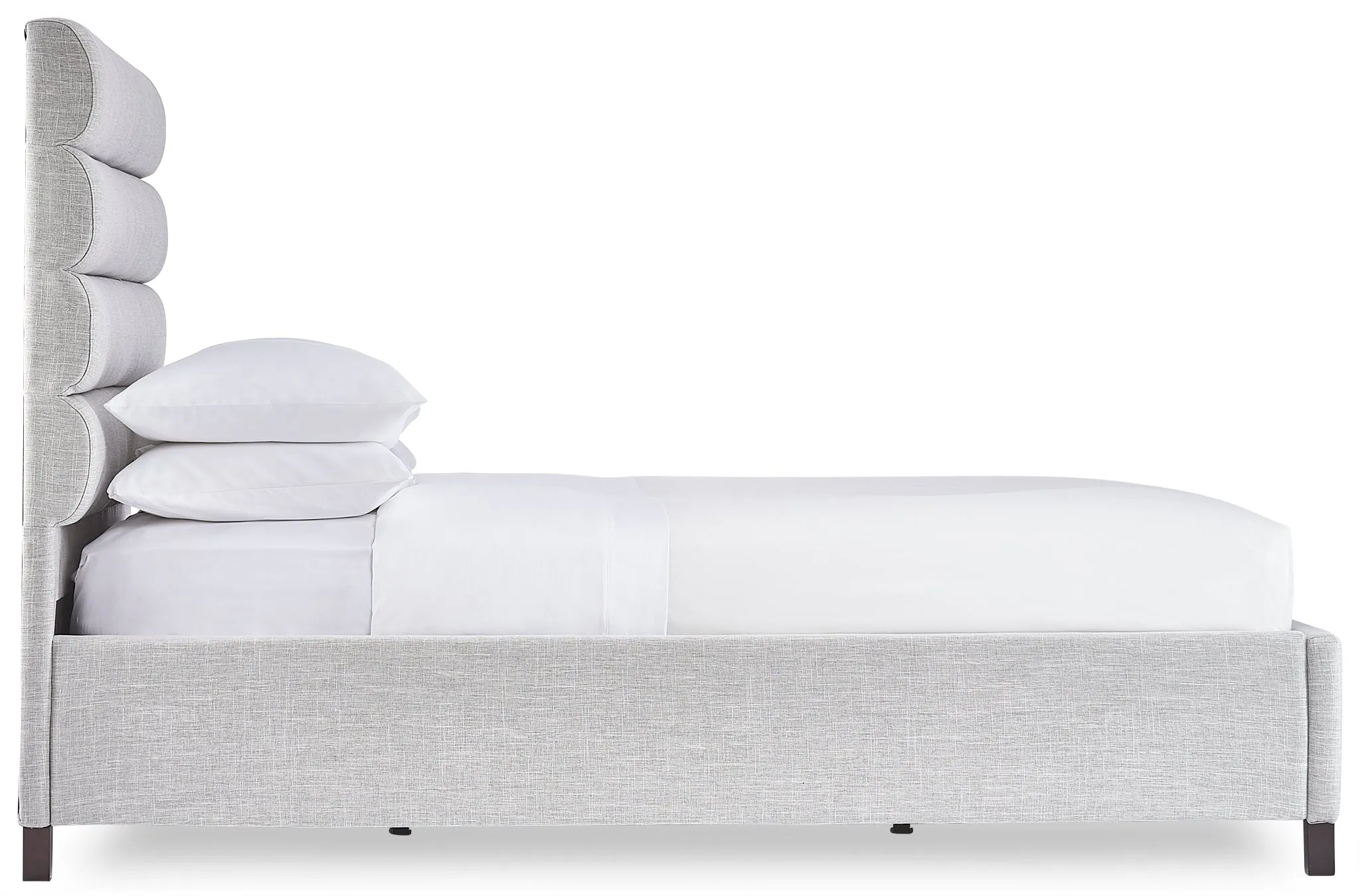 Olivia 3-Piece Queen Bed - Light Grey