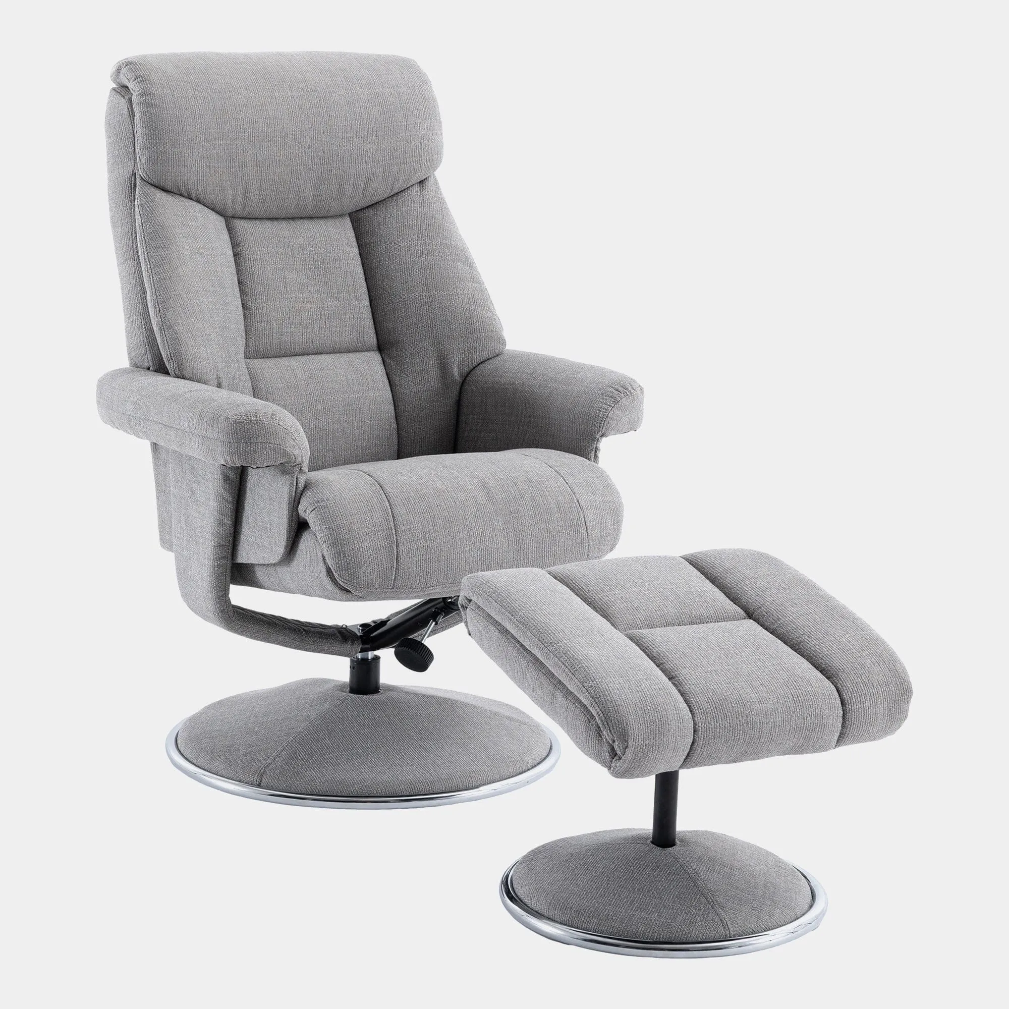 Orion - Swivel Chair & Stool In Fabric