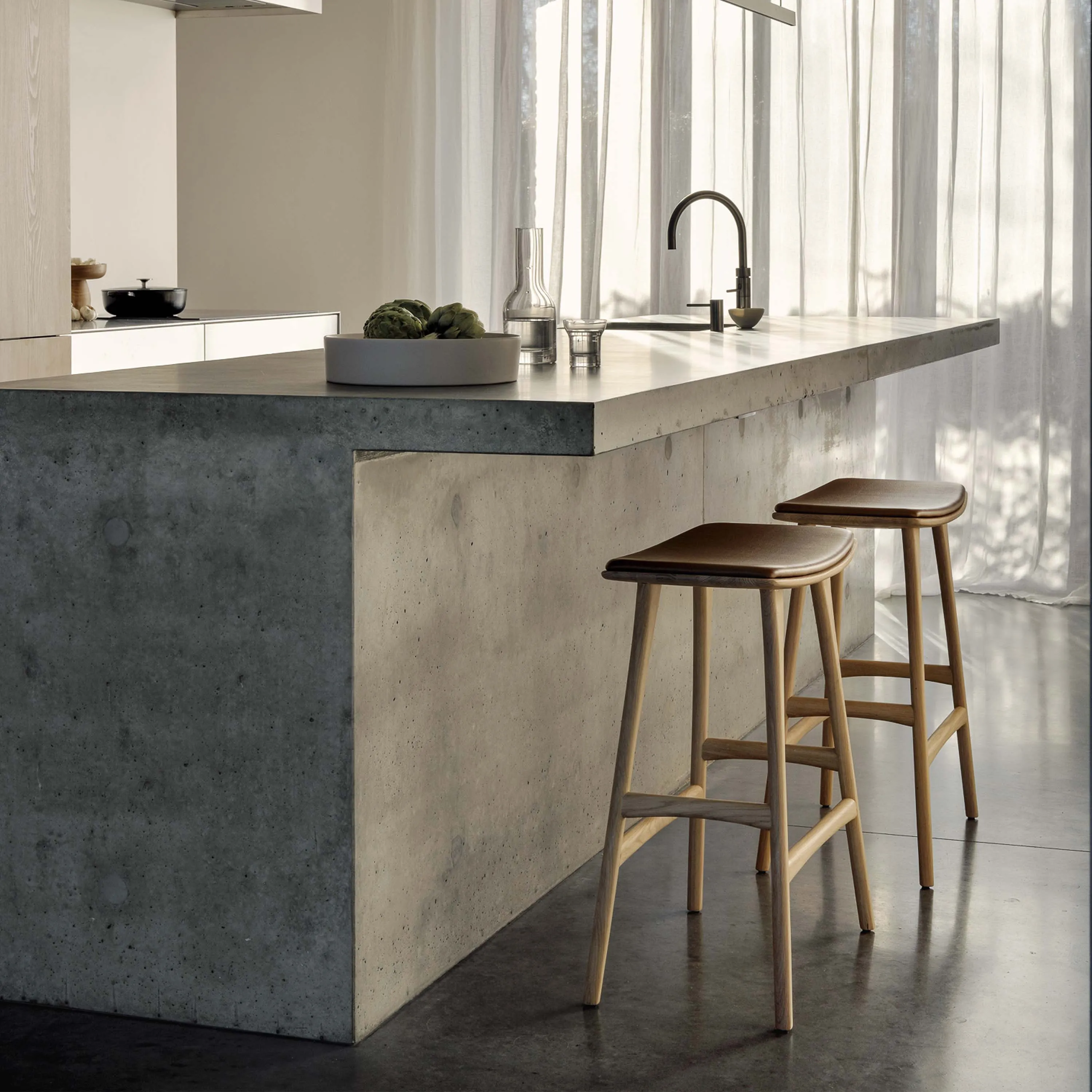 Osso Upholstered Counter Stool