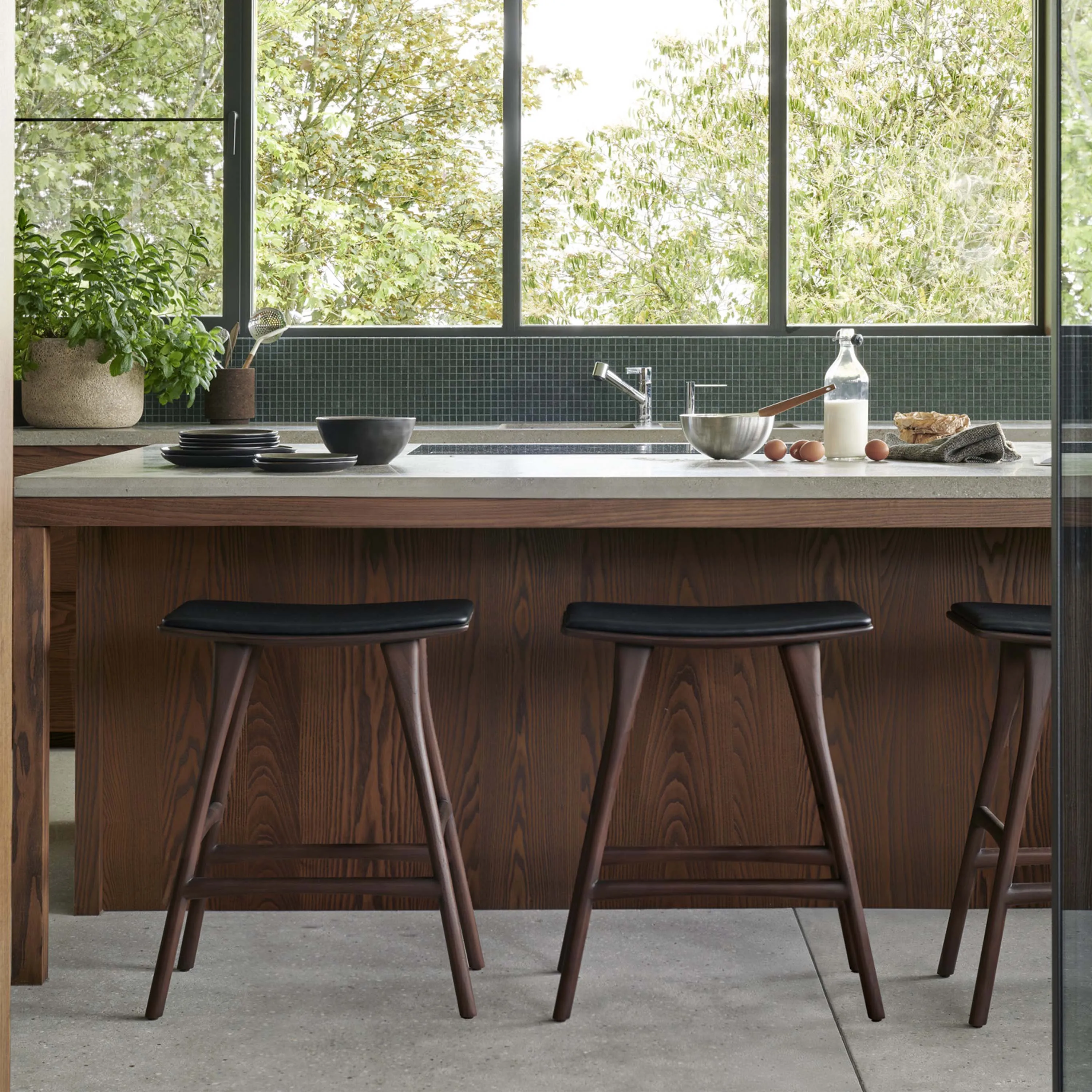Osso Upholstered Counter Stool