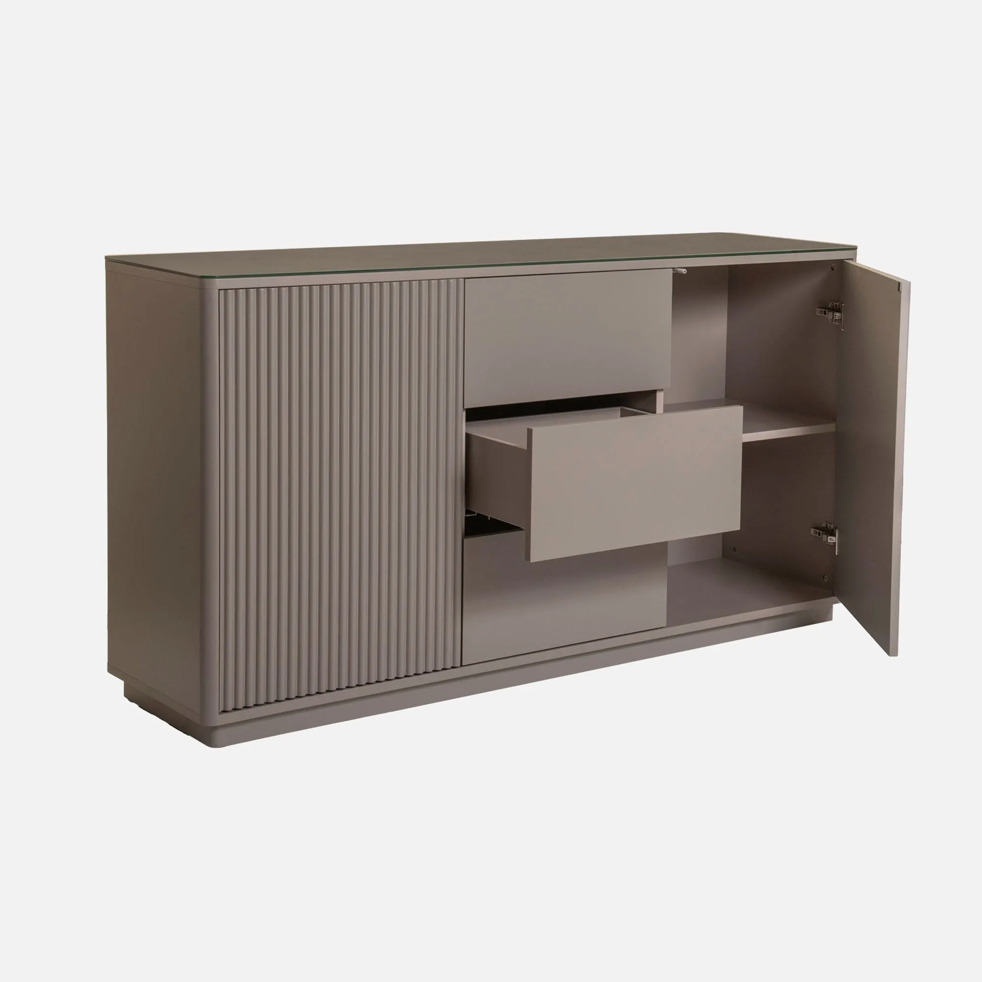 Otello - Sideboard In Beige With Ceramic Top