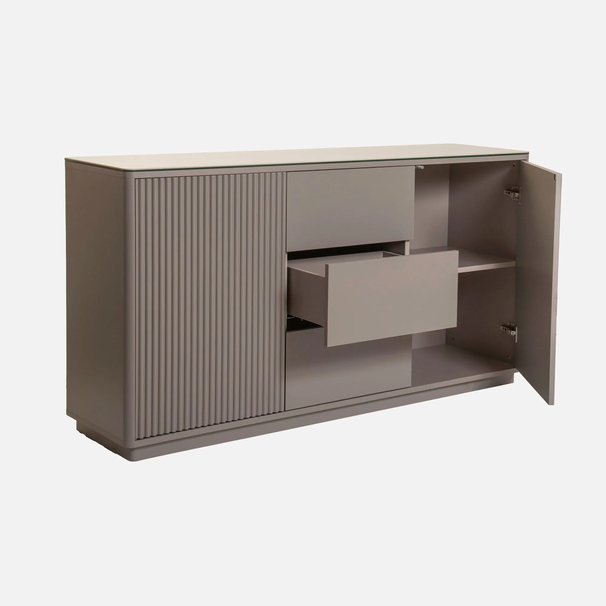 Otello - Sideboard In Beige With Ceramic Top
