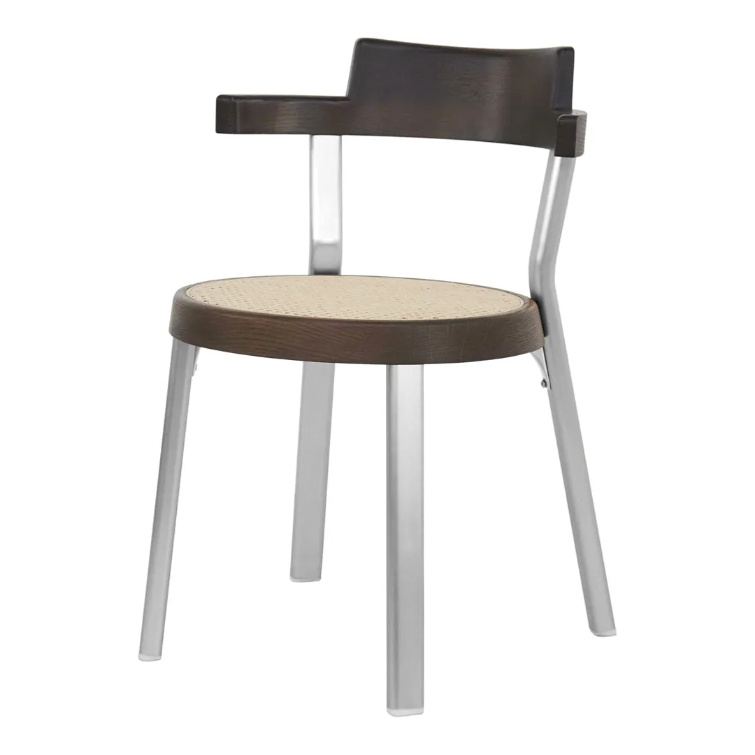 Pagoda Side Chair - Cane - Aluminium Leg
