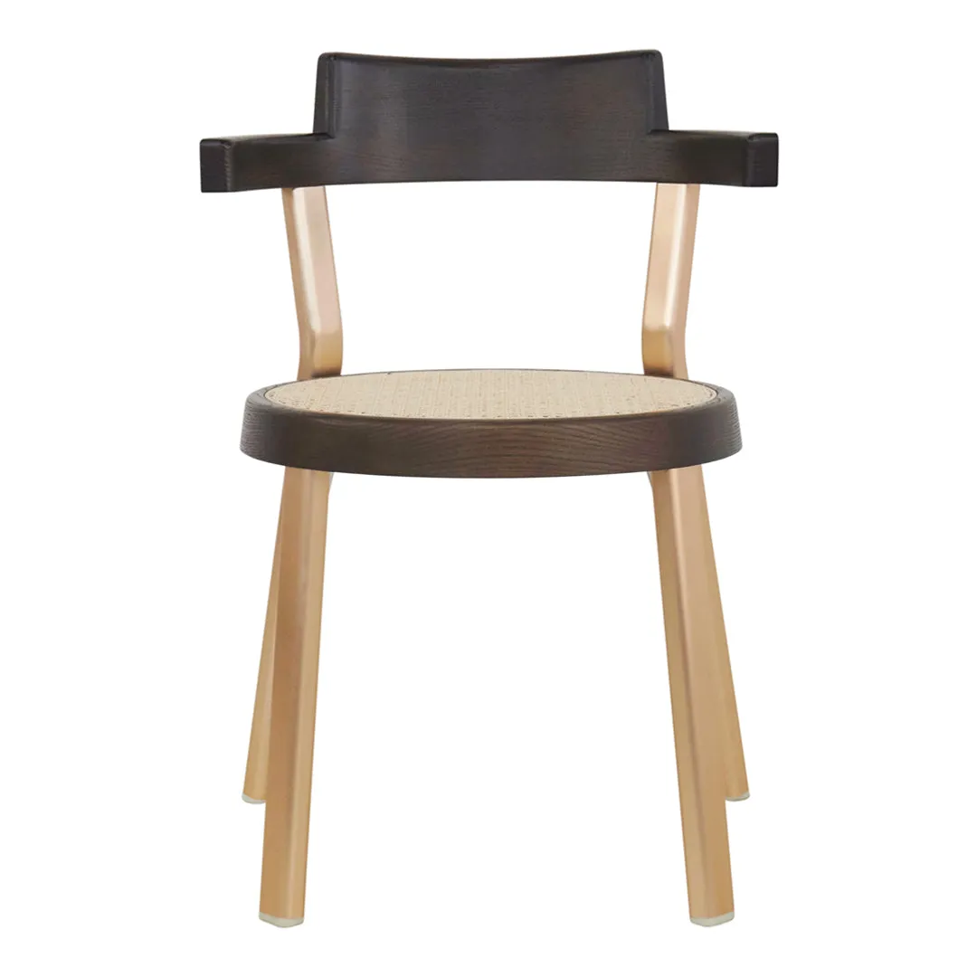 Pagoda Side Chair - Cane - Aluminium Leg