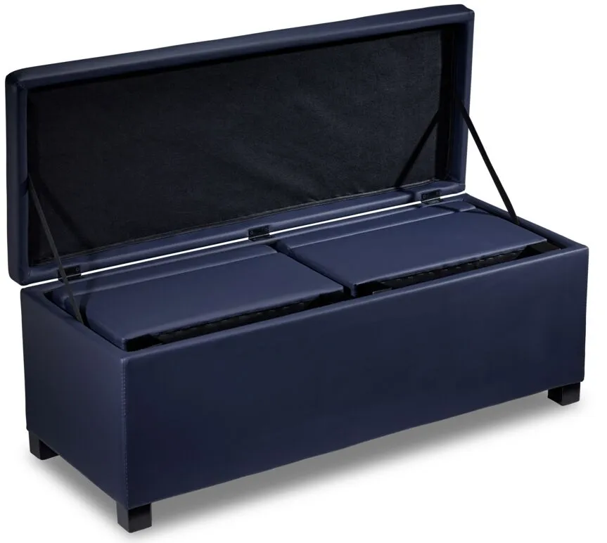 Paloma 3-Piece Ottoman - Navy