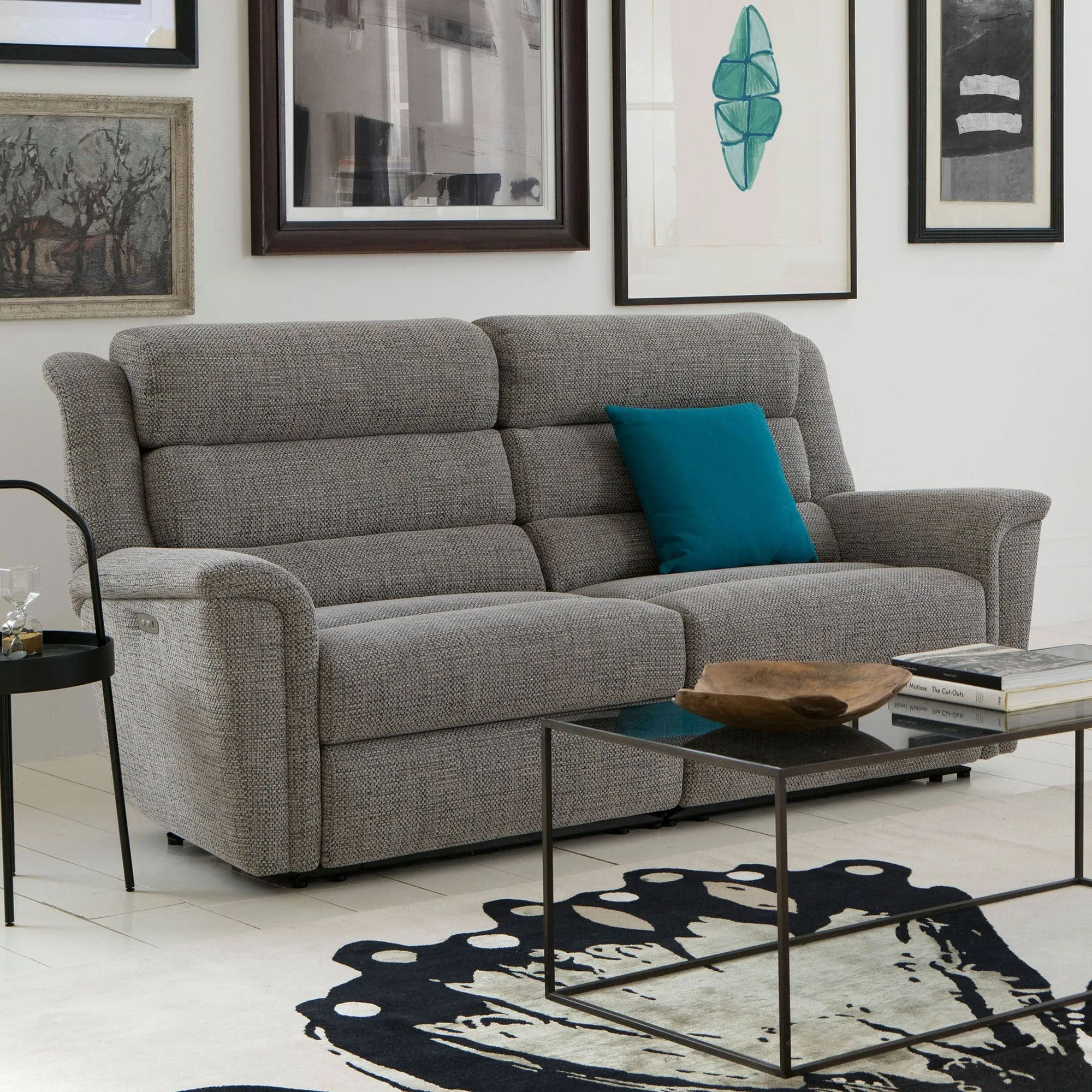 Parker Knoll Colorado - Small Power Recliner Chair In Fabric
