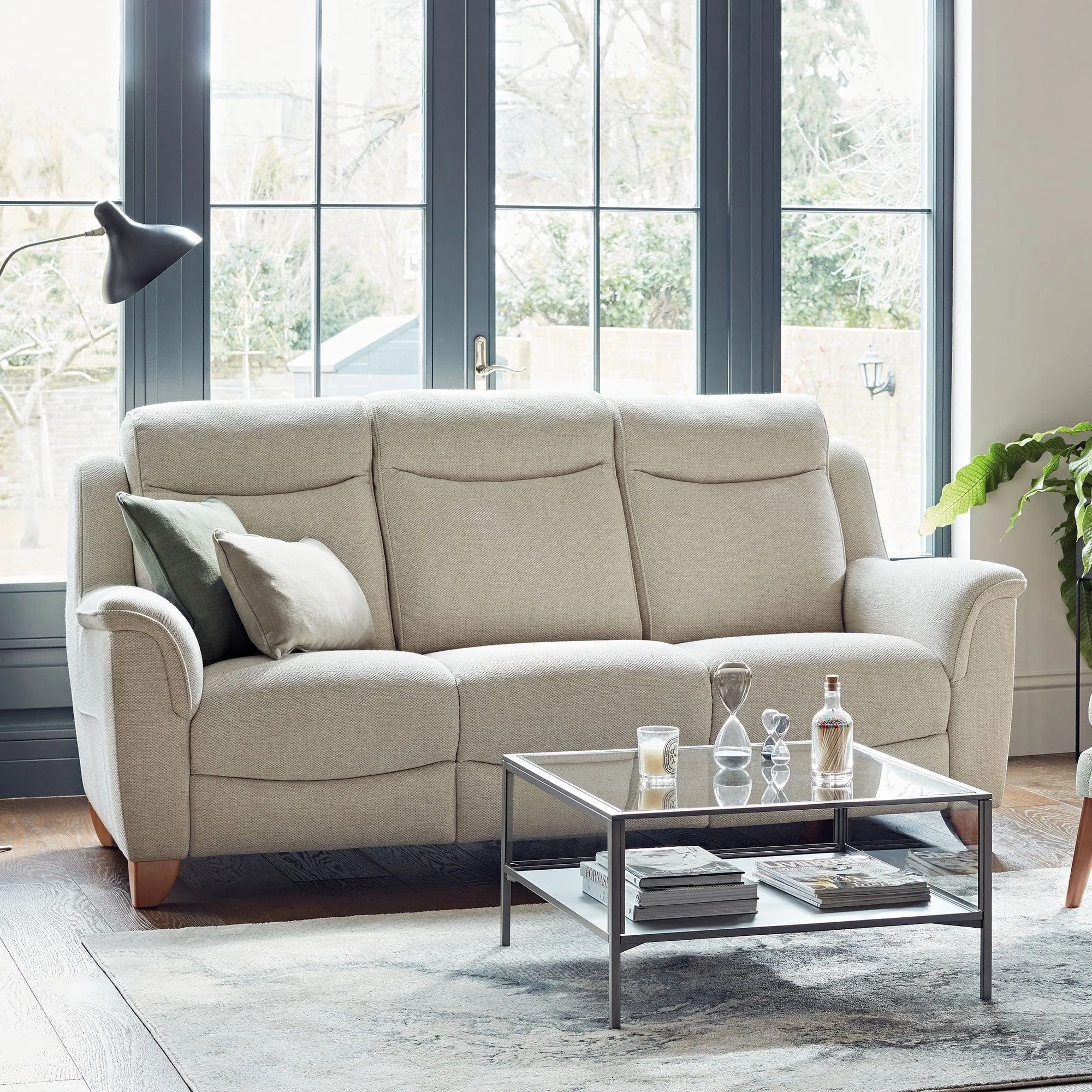 Parker Knoll Manhattan - 3 Seat Sofa In Fabric
