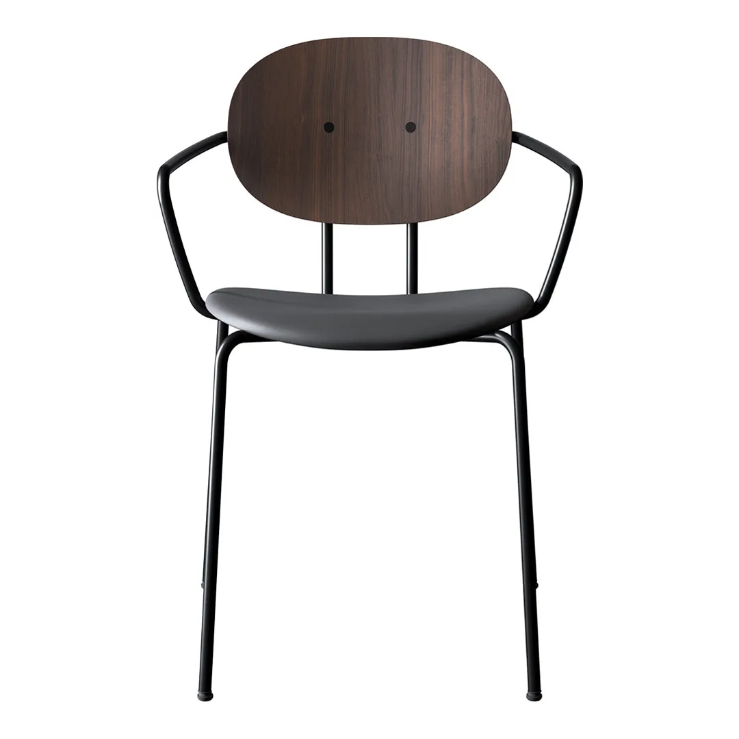 Piet Hein Chair w/ Armrest - Seat Upholstered