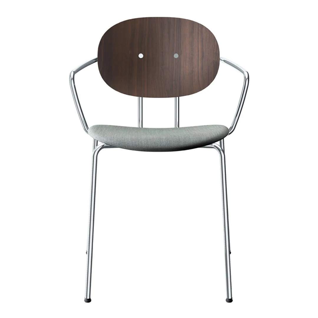 Piet Hein Chair w/ Armrest - Seat Upholstered