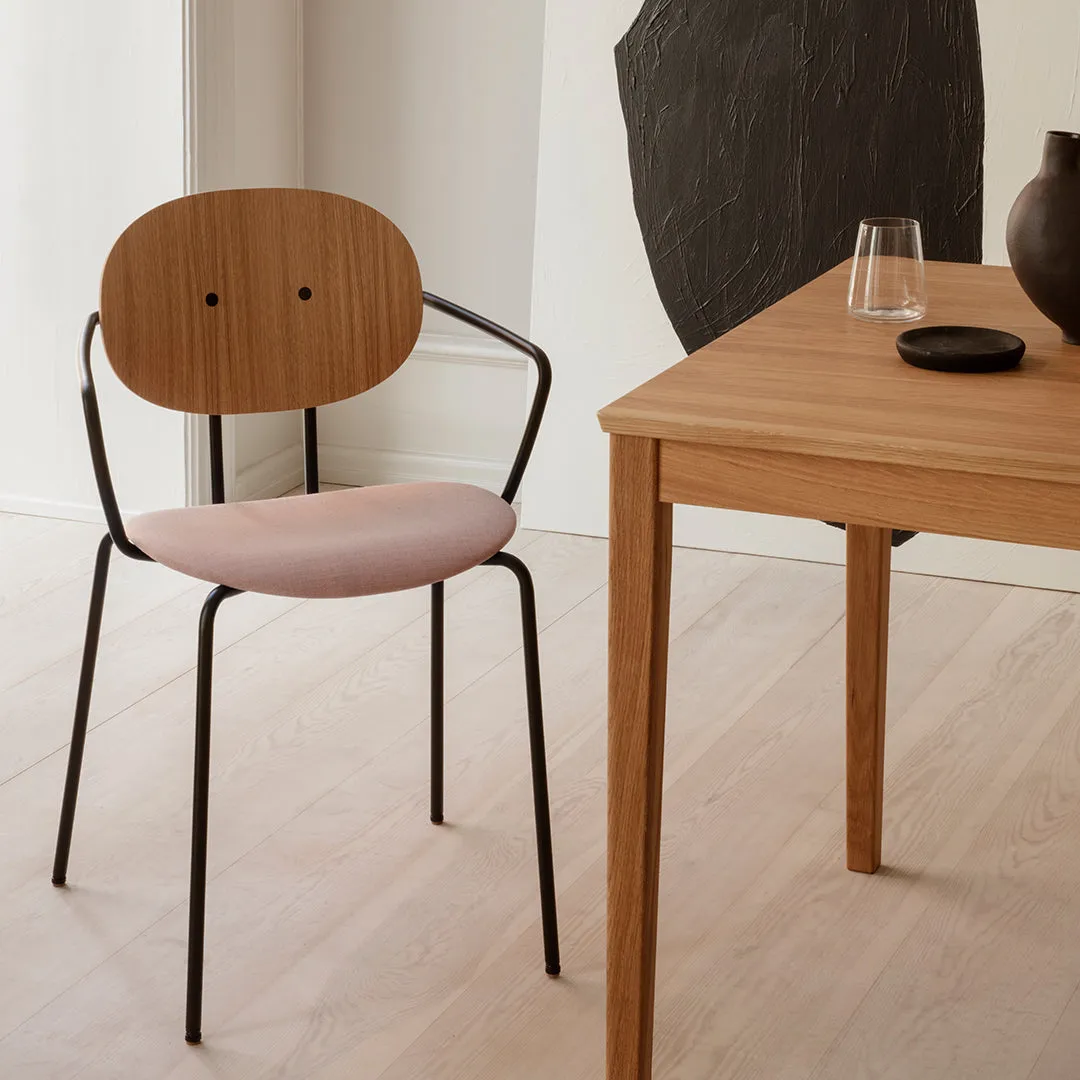 Piet Hein Chair w/ Armrest - Seat Upholstered