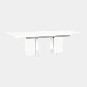 Polar - Extending Dining Table In White High Gloss