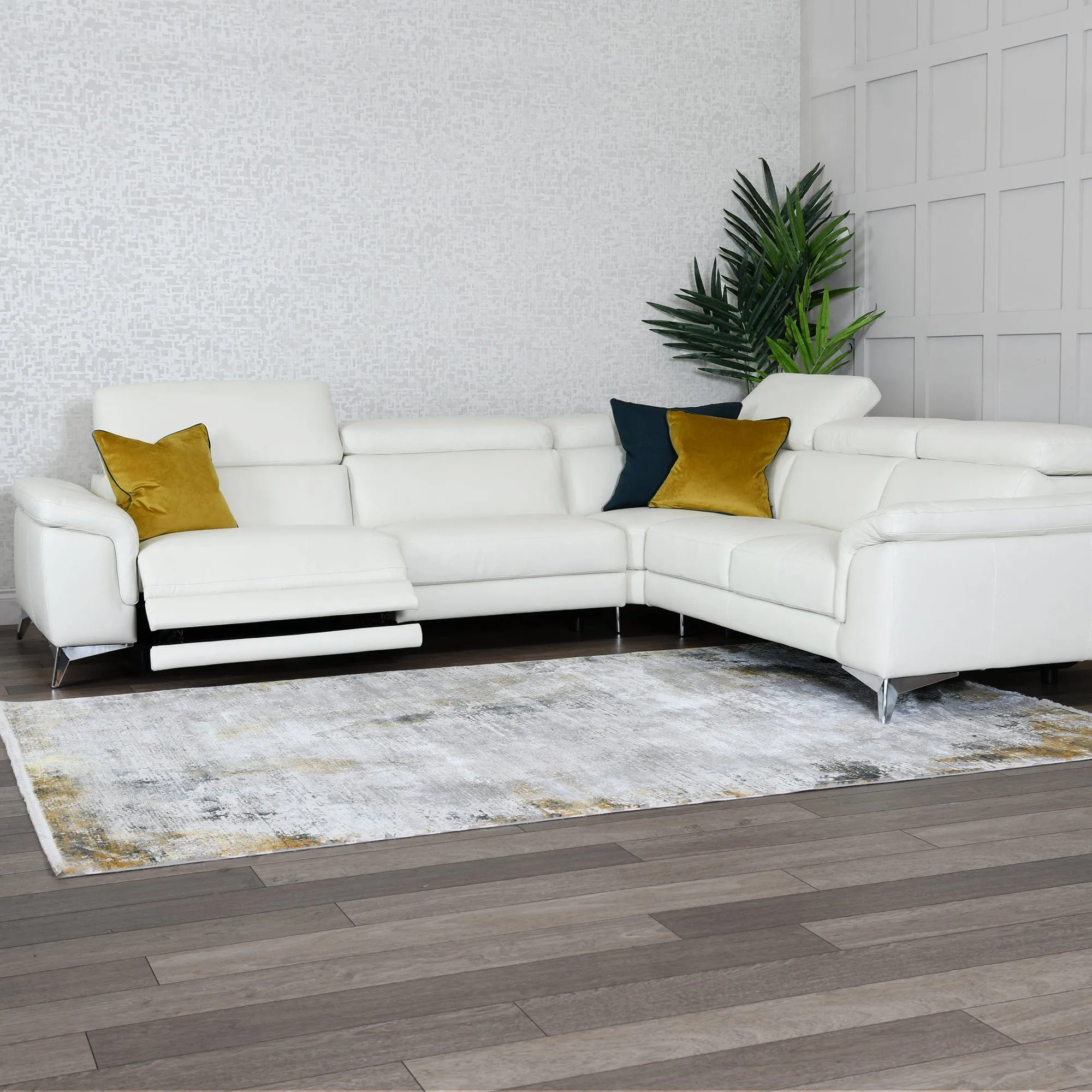 Portofino - Maxi 3 Seat Power Recliner Sofa In Leather