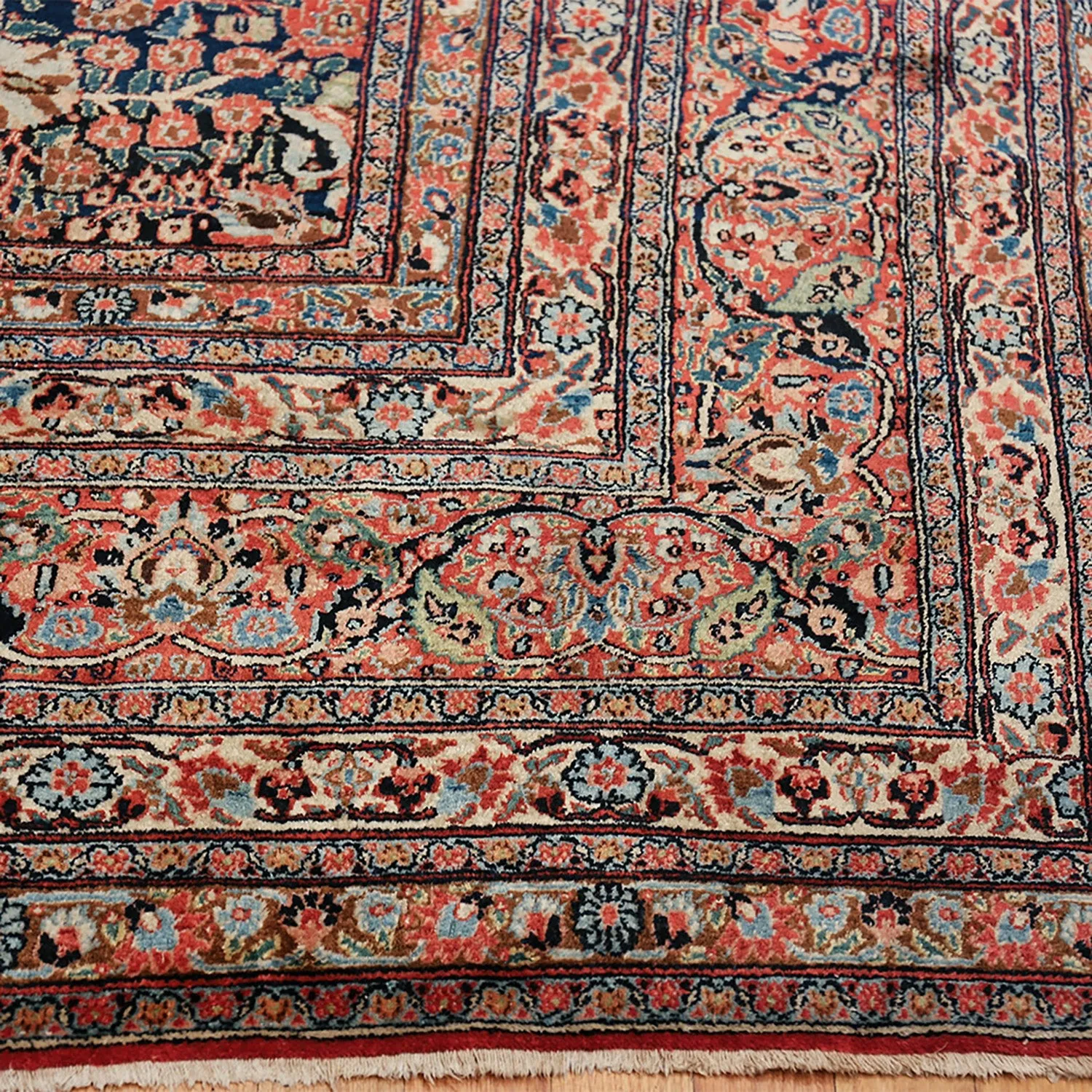 Red Antique Persian Khorassan Rug - 13'3" x 19'2"