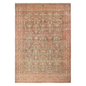 Red Antique Persian Khorassan Rug - 13'3" x 19'2"