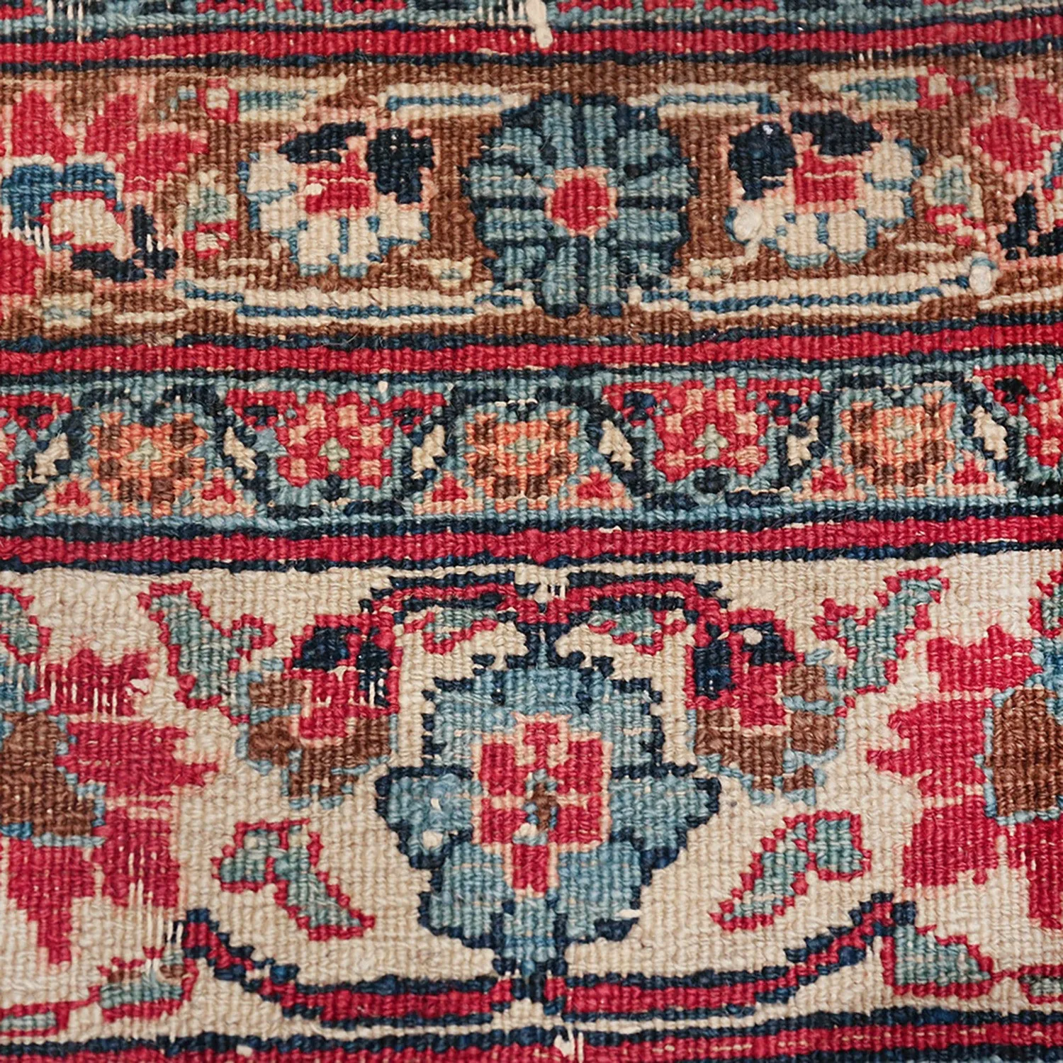 Red Antique Persian Khorassan Rug - 13'3" x 19'2"