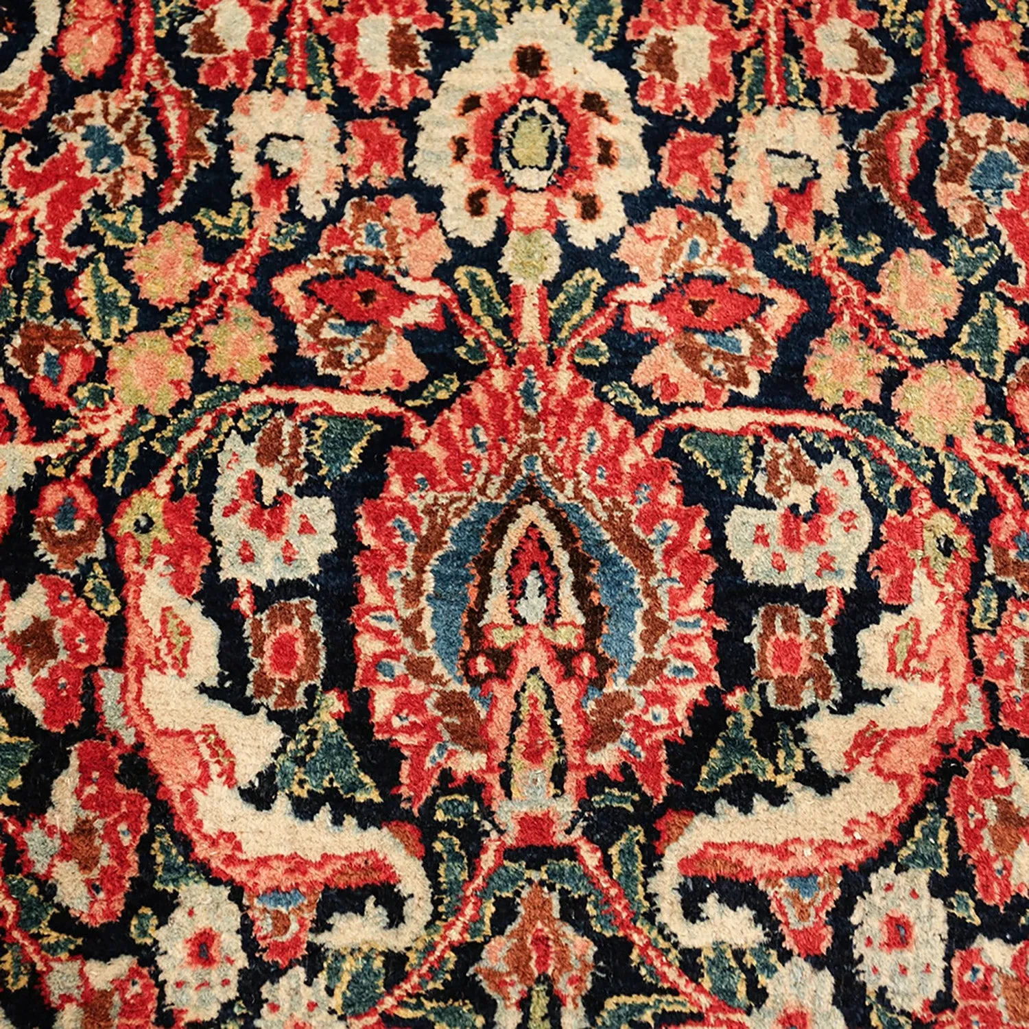 Red Antique Persian Khorassan Rug - 13'3" x 19'2"