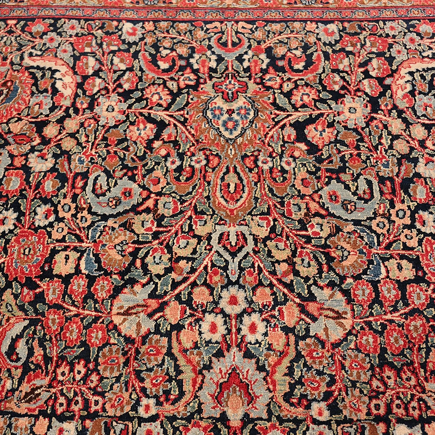 Red Antique Persian Khorassan Rug - 13'3" x 19'2"