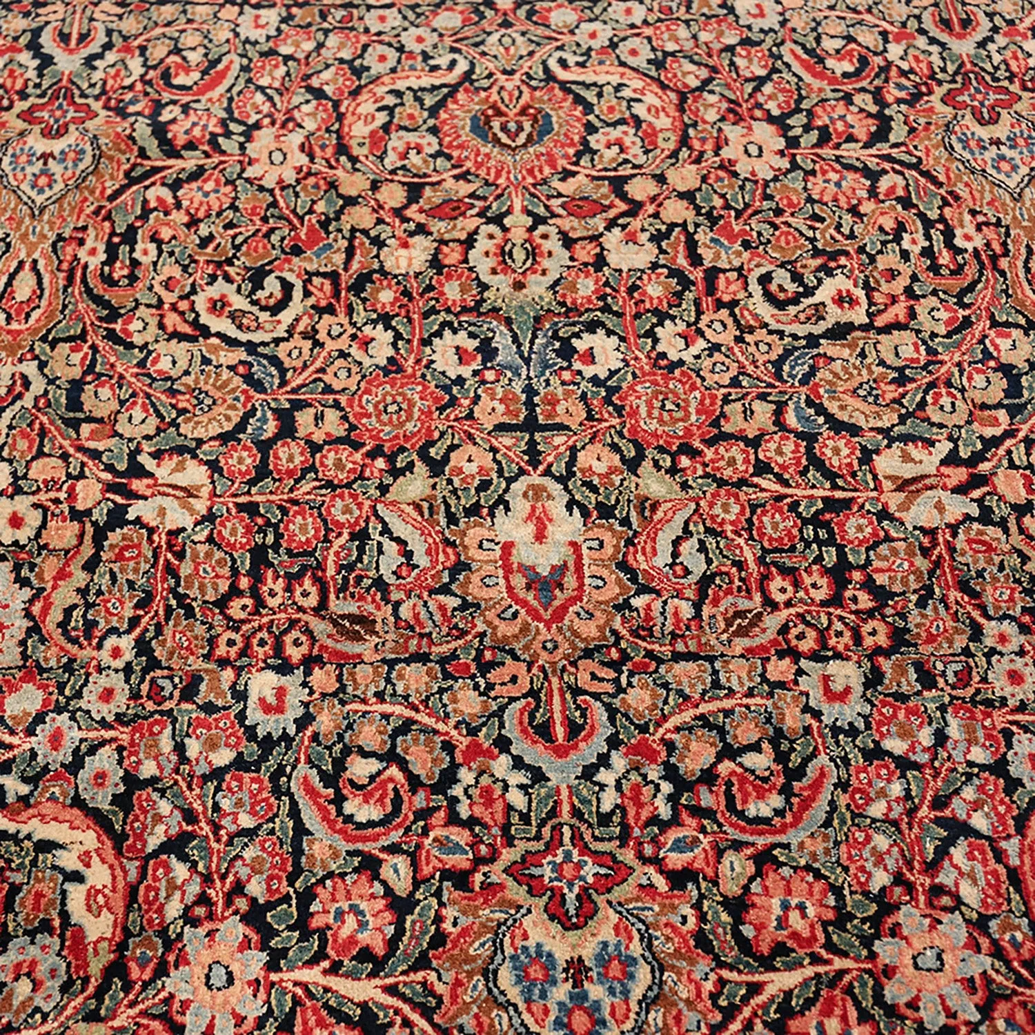 Red Antique Persian Khorassan Rug - 13'3" x 19'2"