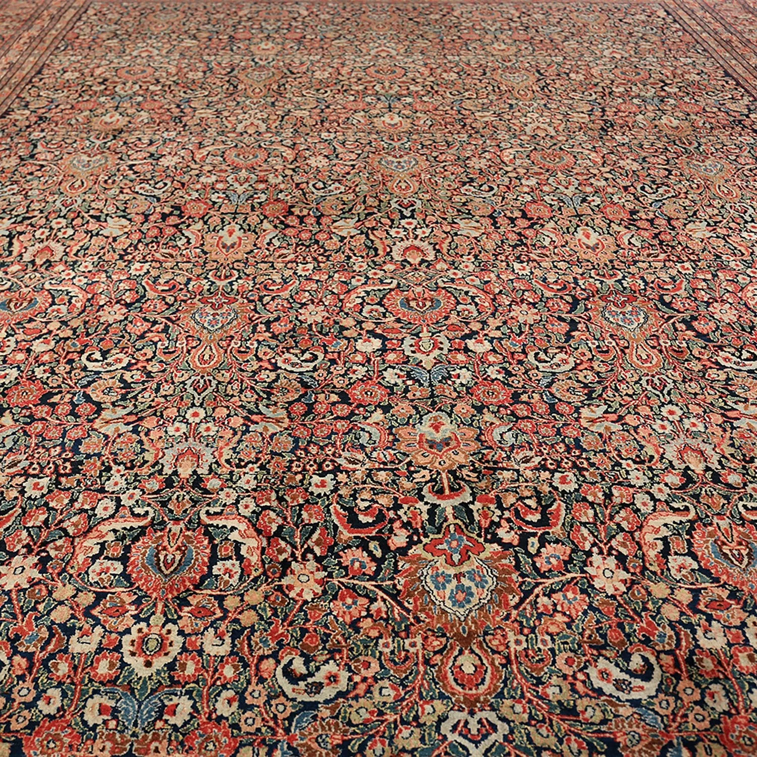Red Antique Persian Khorassan Rug - 13'3" x 19'2"